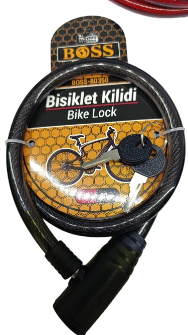 BOSS BİSİKLET KİLİDİ 12mmX80cm